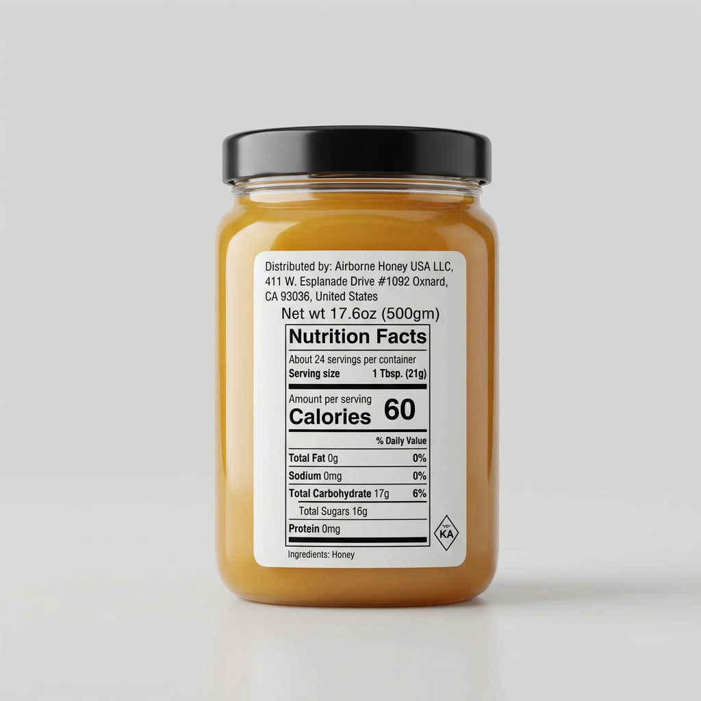 Airborne Thyme Honey, 17.6 oz (500g)