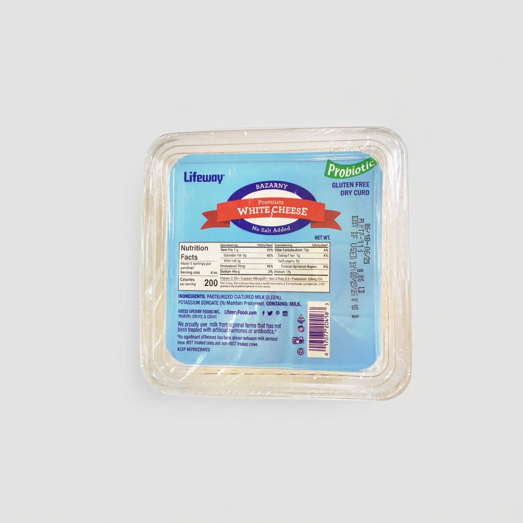 Lifeway Bazarny Premium White Cheese, Dry Curd