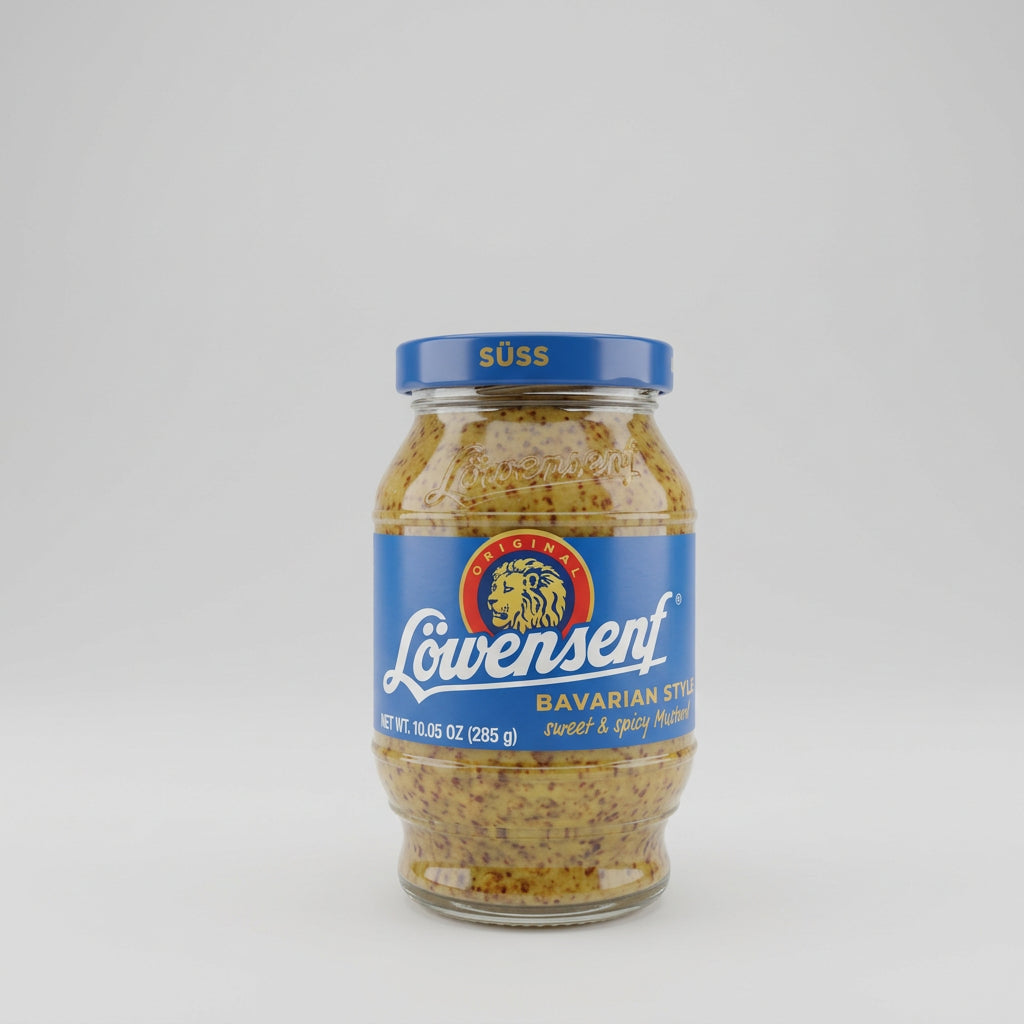 Löwensenf Bavarian Style Sweet Mustard, 285 g