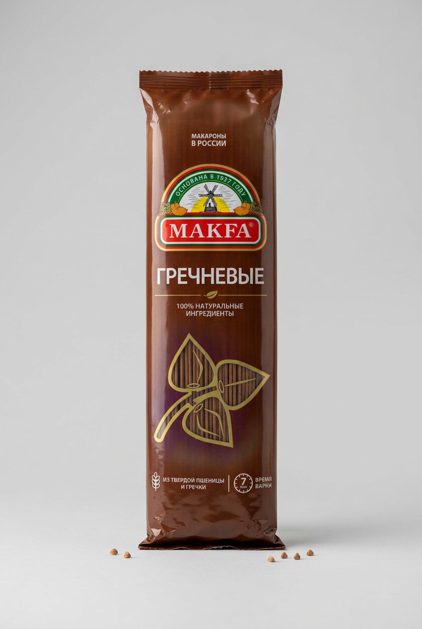 Makfa Buckwheat Pasta (Гречневые) – 100% Natural Ingredients