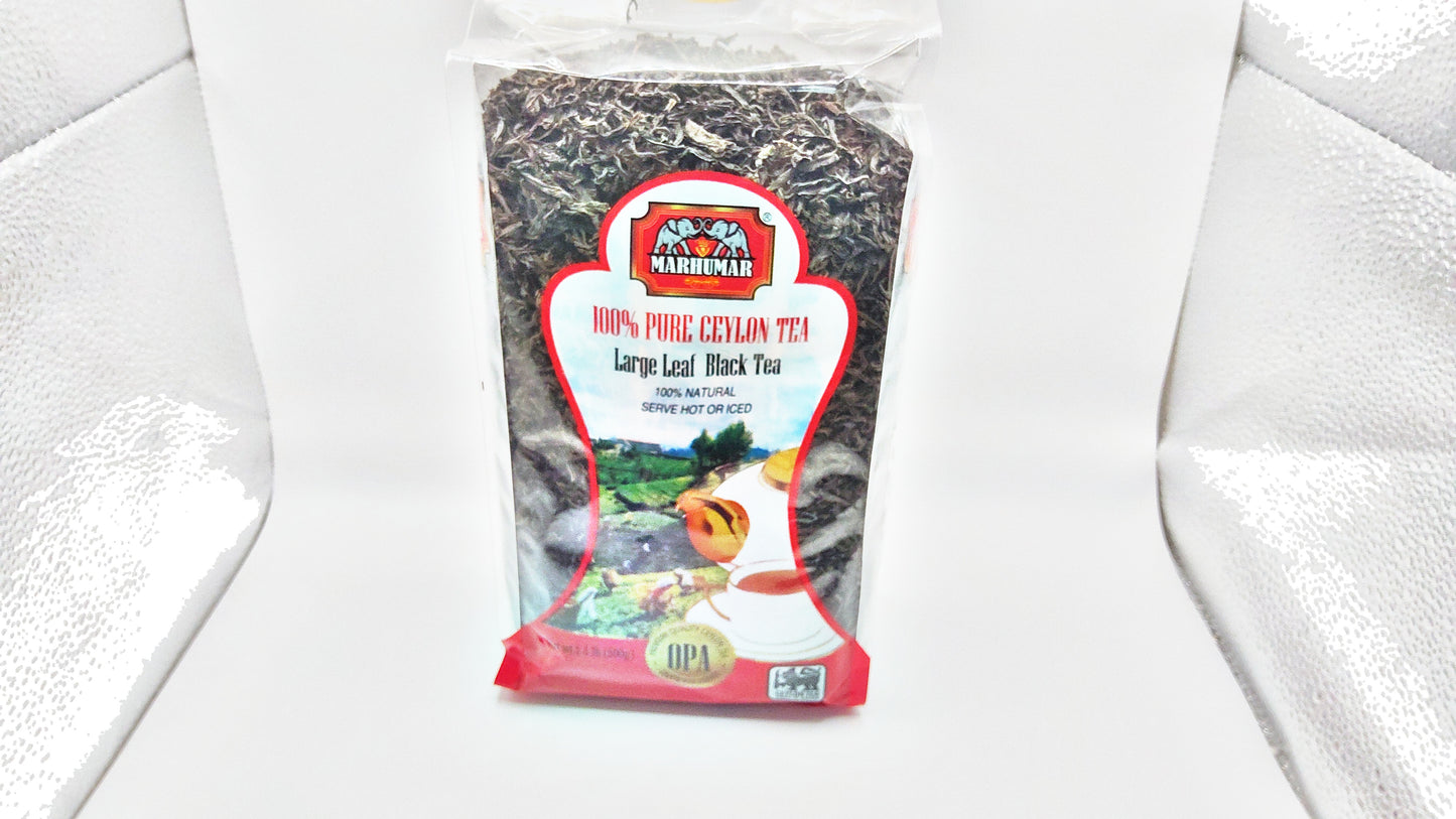 Marhunar 100% Pure Ceylon Large Leaf Black Tea, 14.1 oz (400g)