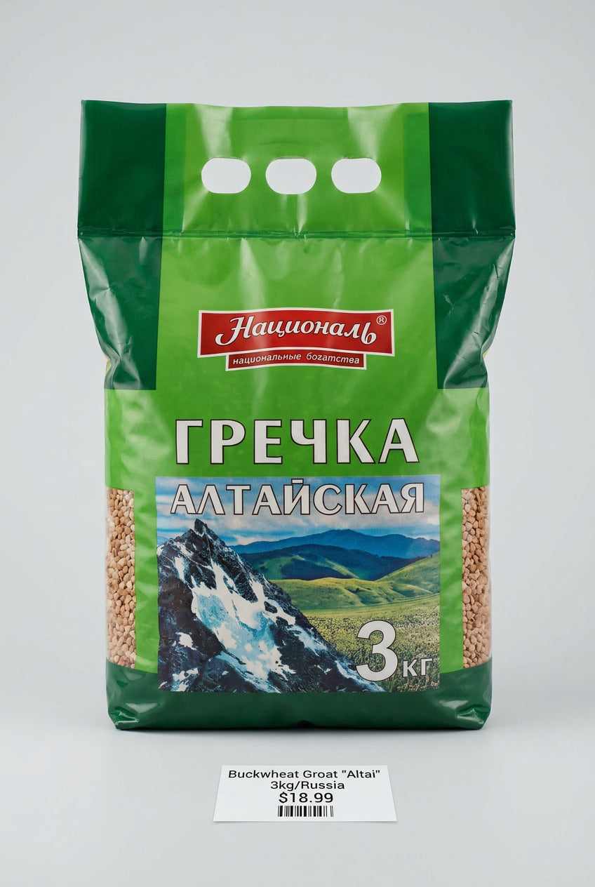 Natsional Altai Buckwheat Groats, 3kg