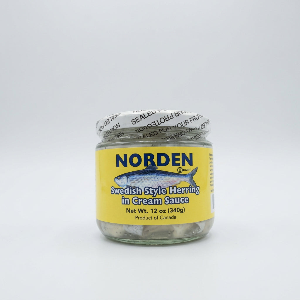 Norden Swedish Style Herring in Cream Sauce, 12 oz (340g)
