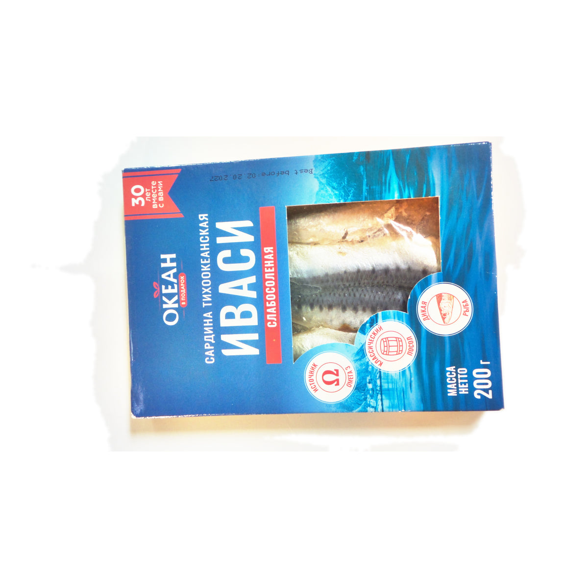 Okean Ivasi Lightly Salted Pacific Sardine, 200 g