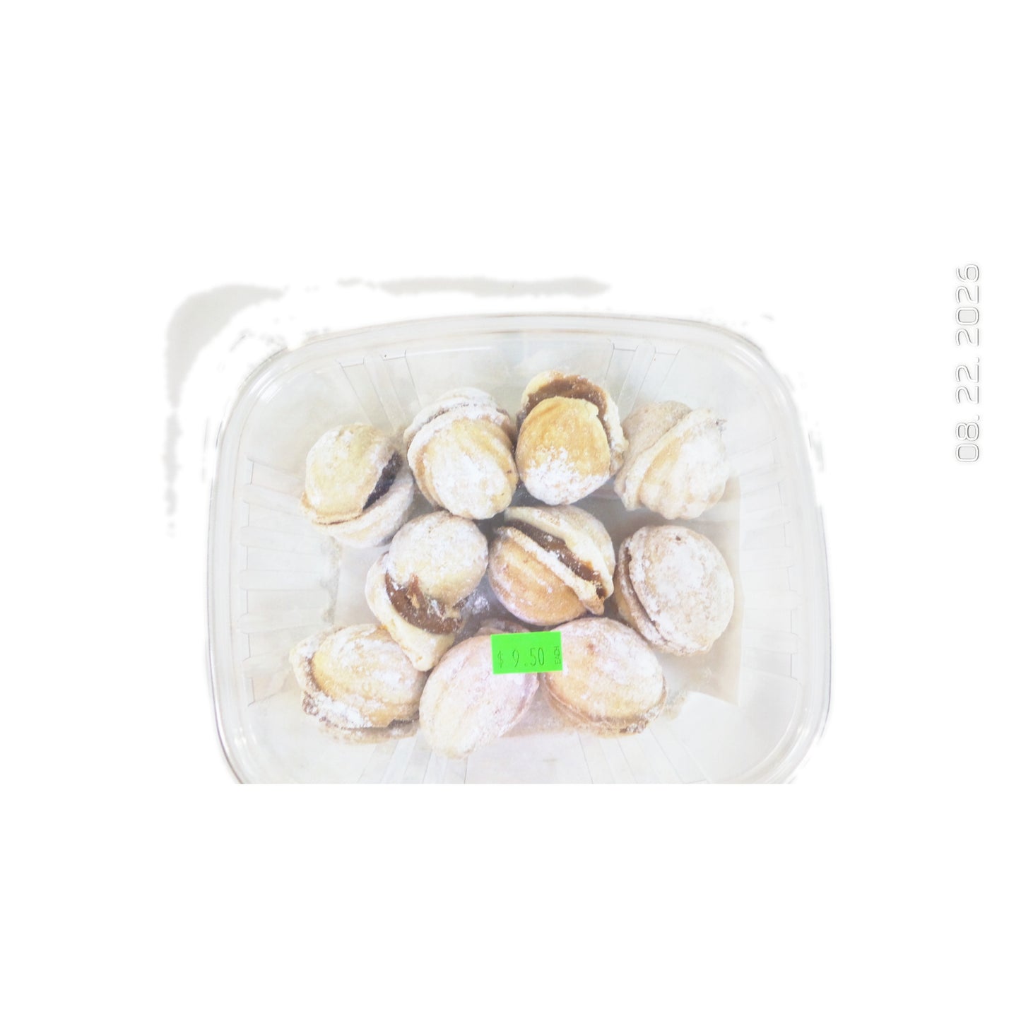Oreshki Walnut Cookies with Dulce de Leche, Bakery Tray