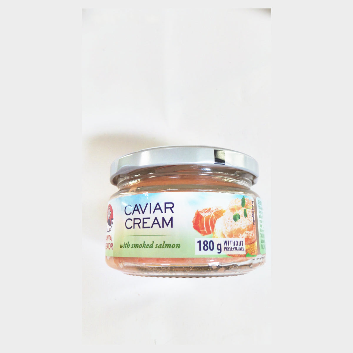 Santa Bremor Caviar Cream with Smoked Salmon, 180 g