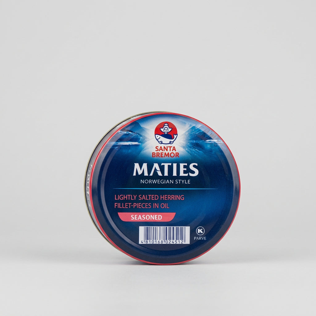 Santa Bremor Maties Seasoned Herring Fillet-Pieces in Oil, 9.17 oz (260g)