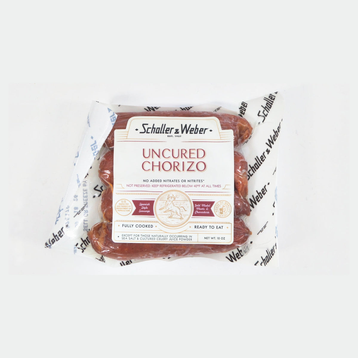 Schaller & Weber Uncured Chorizo, Spanish Style Sausage