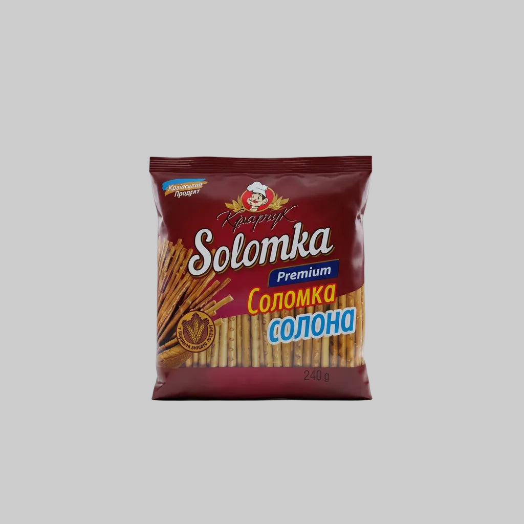 Solomka Premium Salted Breadsticks, 8.46 oz (240g)
