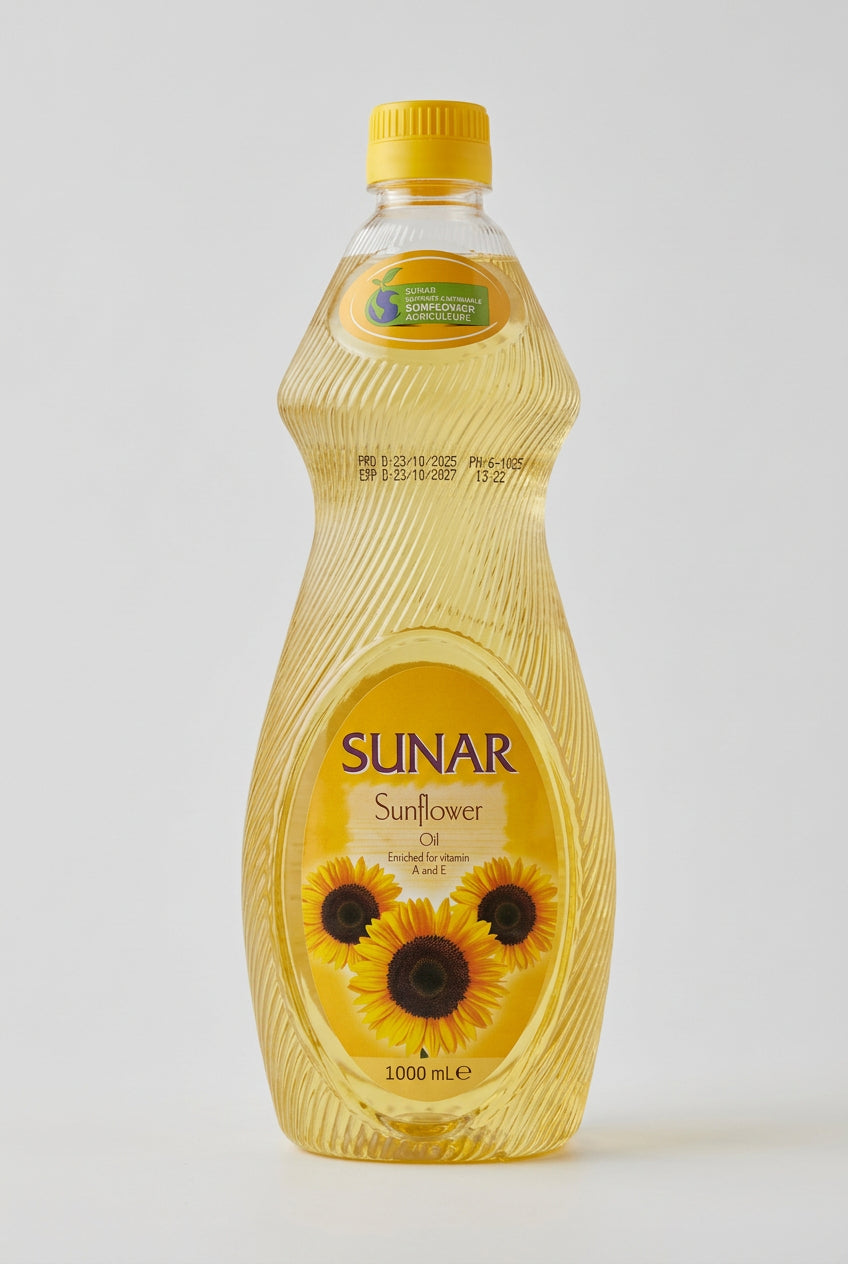 Sunar Sunflower Oil, 1000 mL