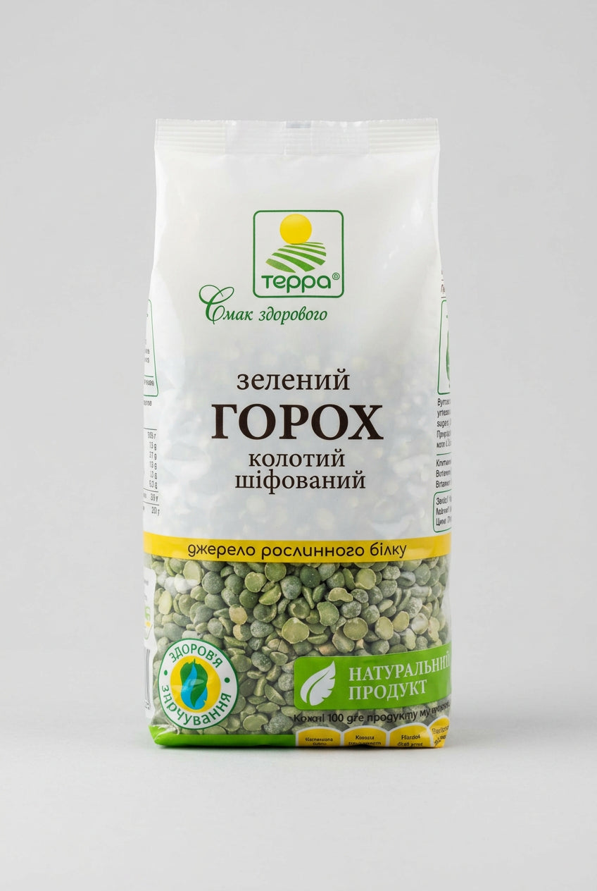 Terra Green Split Peas, 500g