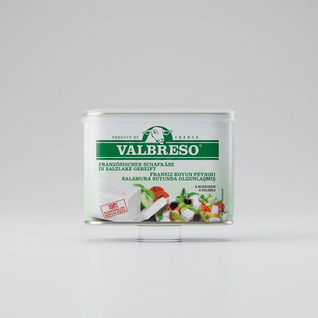 Valbreso French Sheep's Milk Cheese in Brine, 21.2 oz (600g) drained