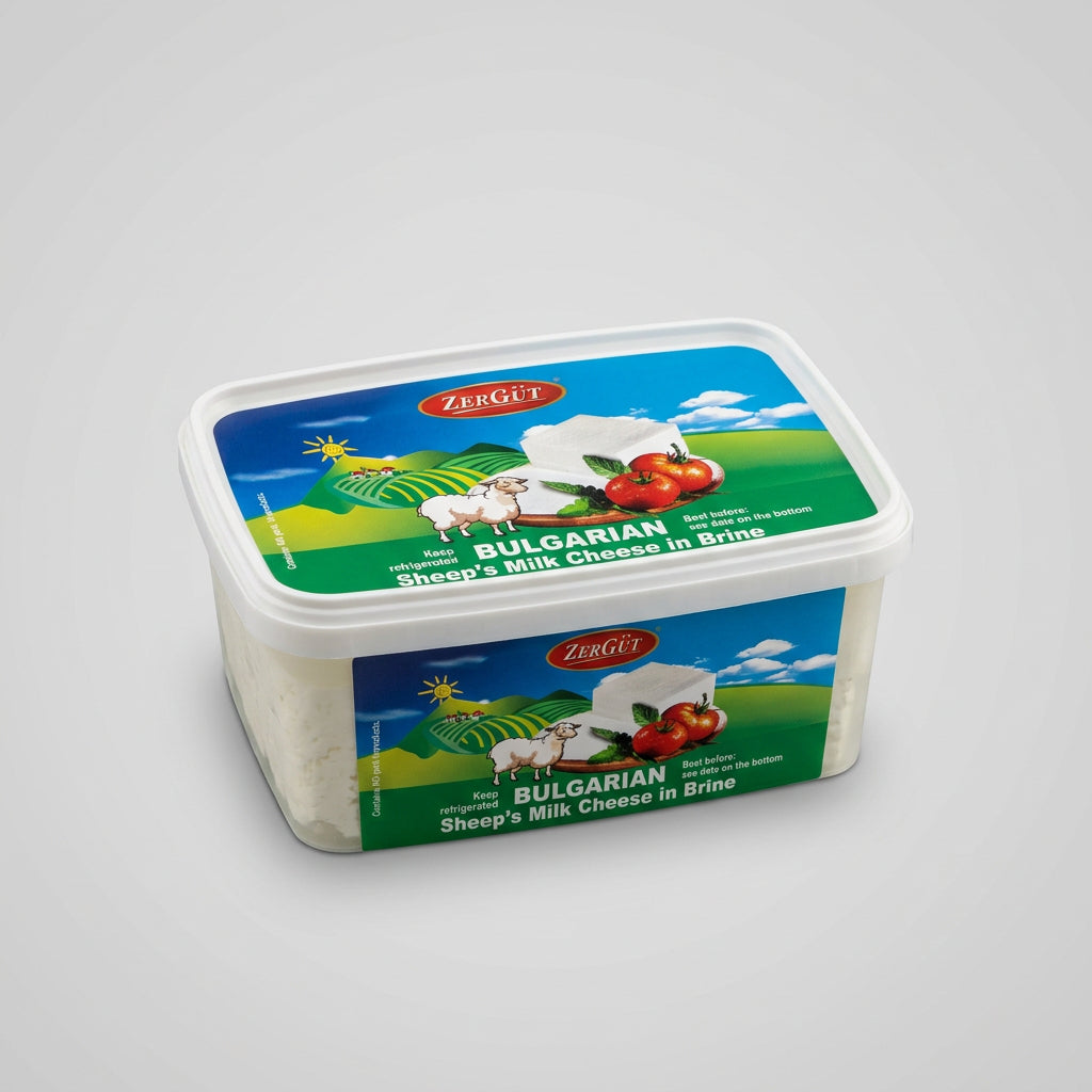ZerGüt Bulgarian Sheep's Milk Cheese in Brine, 14.1 oz (400g)