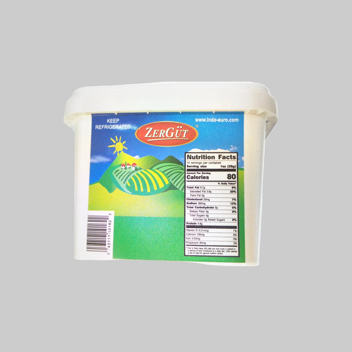 ZerGüt Bulgarian Sheep's Milk White Cheese in Brine, 2 lb (908g)