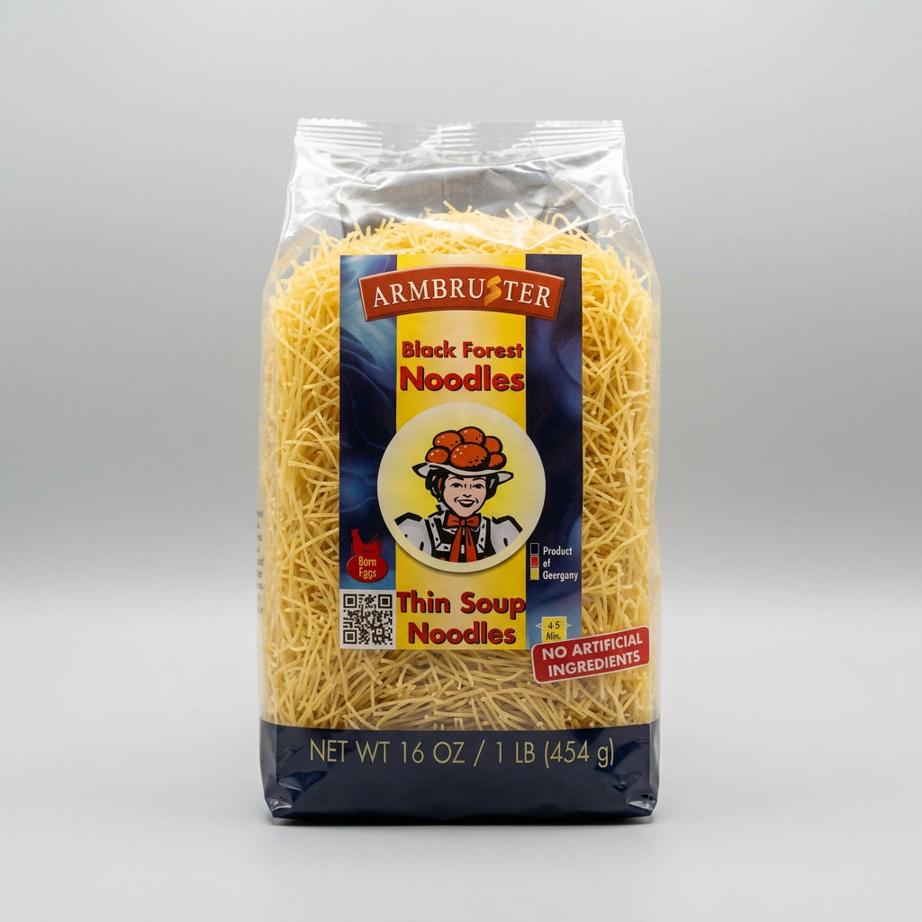 Armbruster Black Forest Thin Soup Noodles, 16.0 oz (454g)