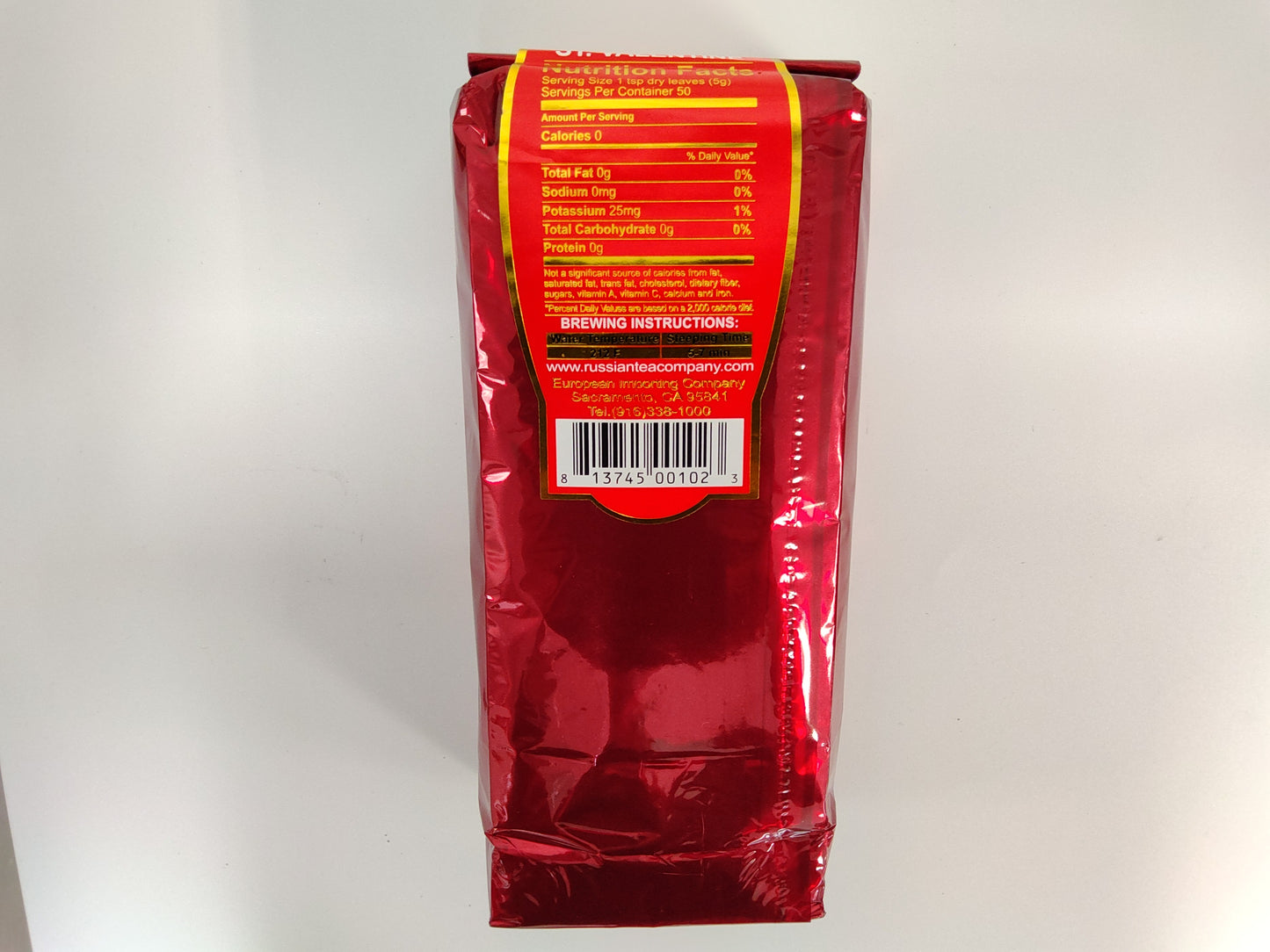 Czar Nikolas II Premium St. Valentine Black Tea, 8.8 oz (250g)