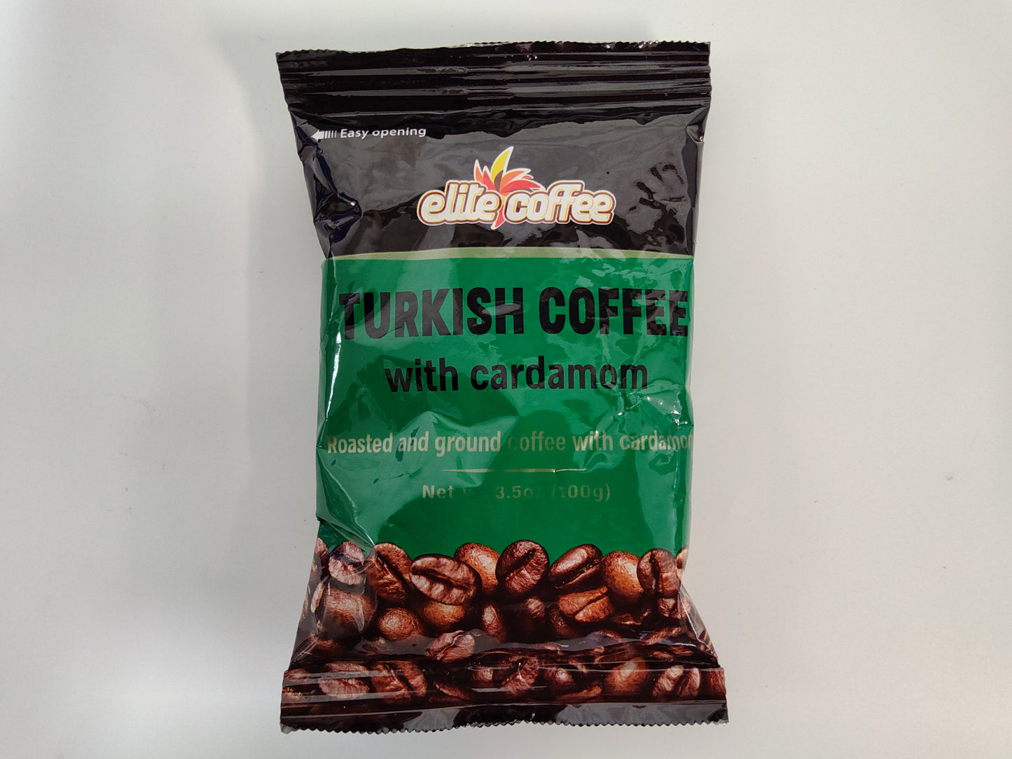 Elite Turkish Coffee with Cardamom, 3.5 oz (100g)