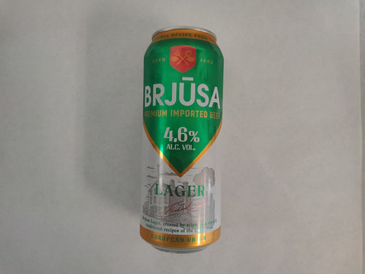 Brjūsa Premium Imported Lager, 1 pt 0.9 fl oz (500ml)