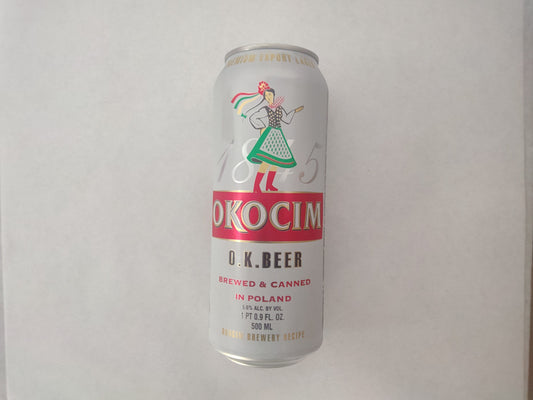 Okocim O.K. Beer, 1 pt 0.9 fl oz (500ml)