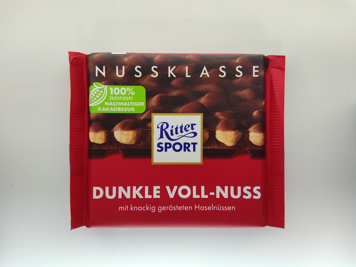 Ritter Sport Dark Whole Hazelnuts, 3.5 oz (100 g)