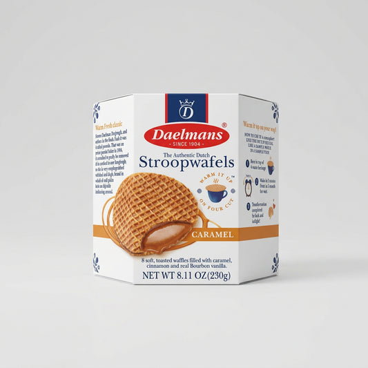 Daelmans Caramel Stroopwafels, 8.11 oz (230g)