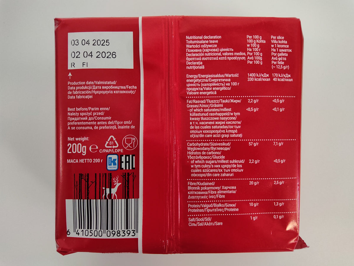 Finn Crisp Sourdough Rye Thins Hi-Fibre, 6.2 oz (175g)