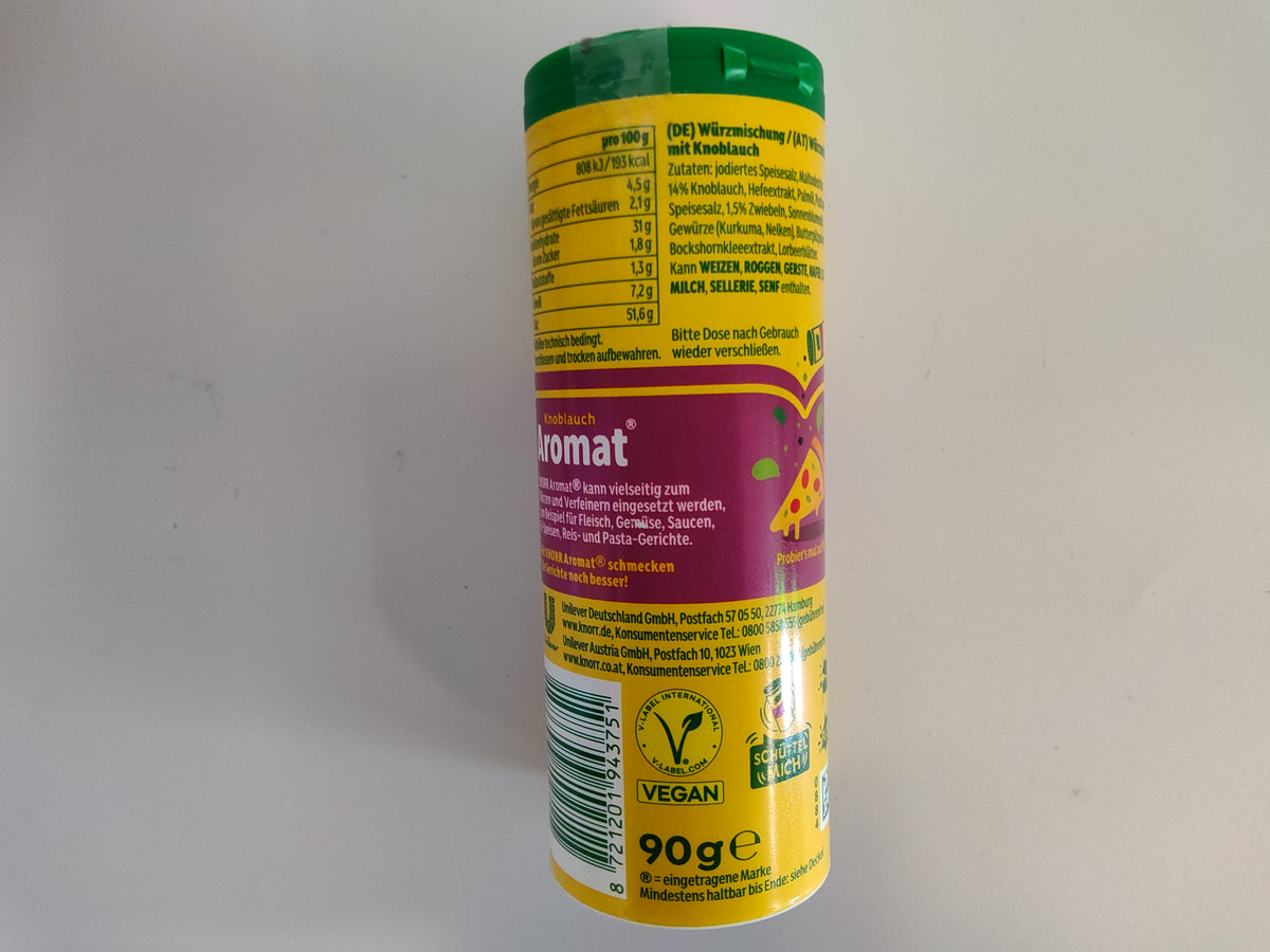 Knorr Aromat Knoblauch Garlic Seasoning, 3.17 oz (90g)