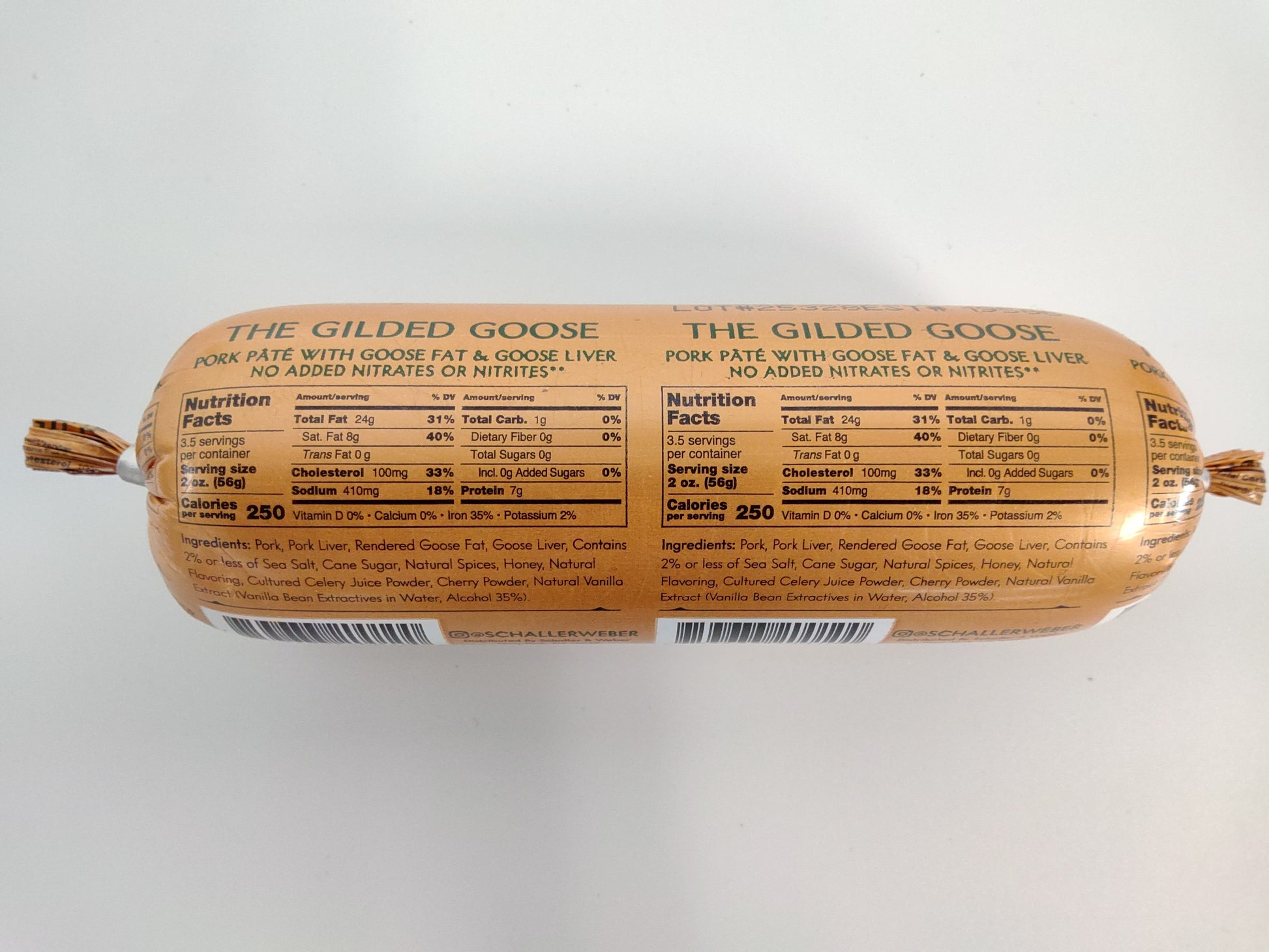 Schaller and Weber The Gilded Goose Pate