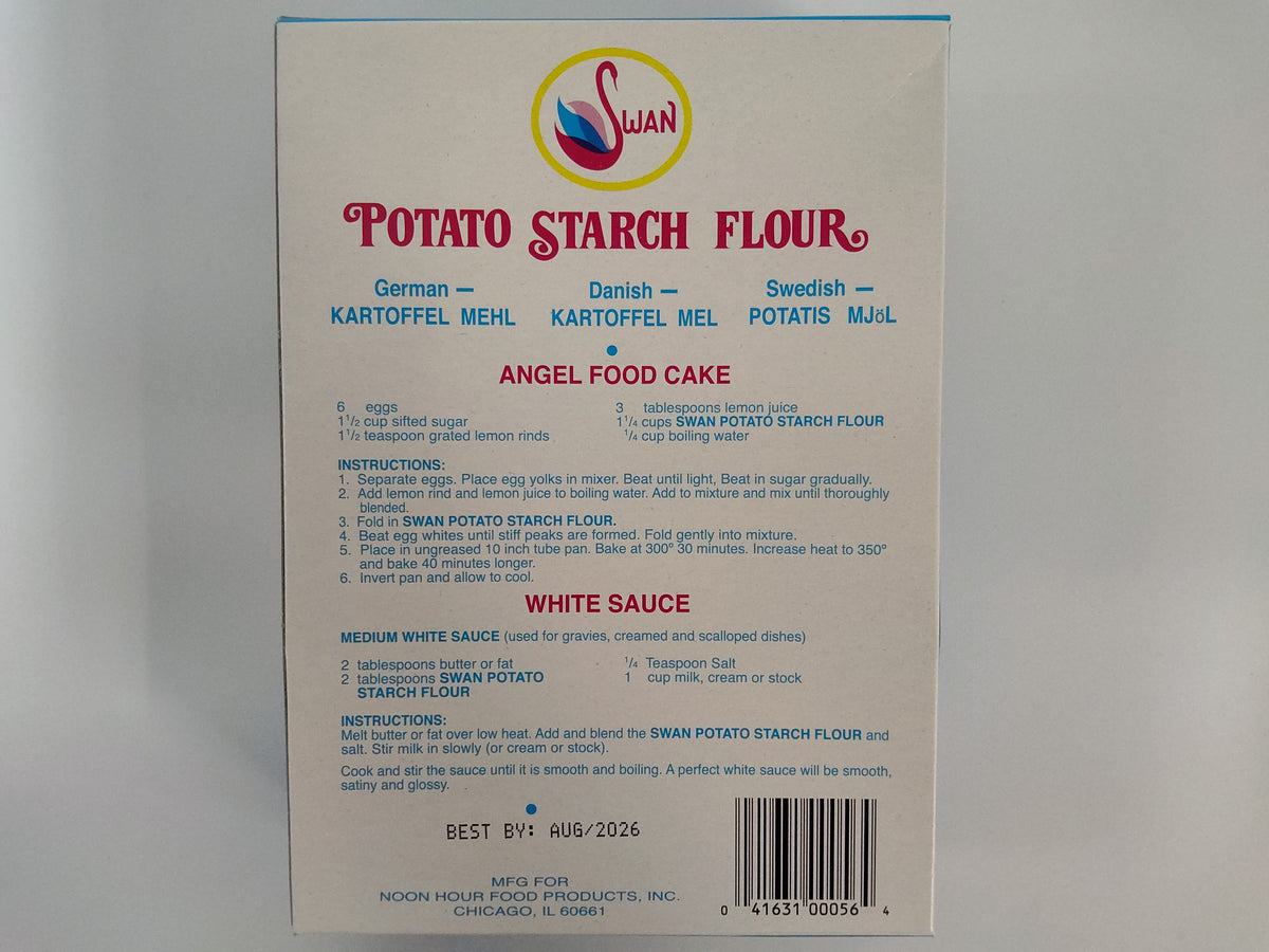 Swan Potato Starch Flour, 12 oz (340g)