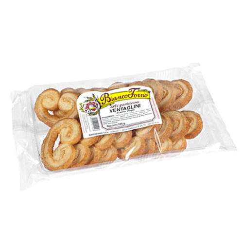 Bianco Forno Ventaglini Puff Pastry Cookies, 220g