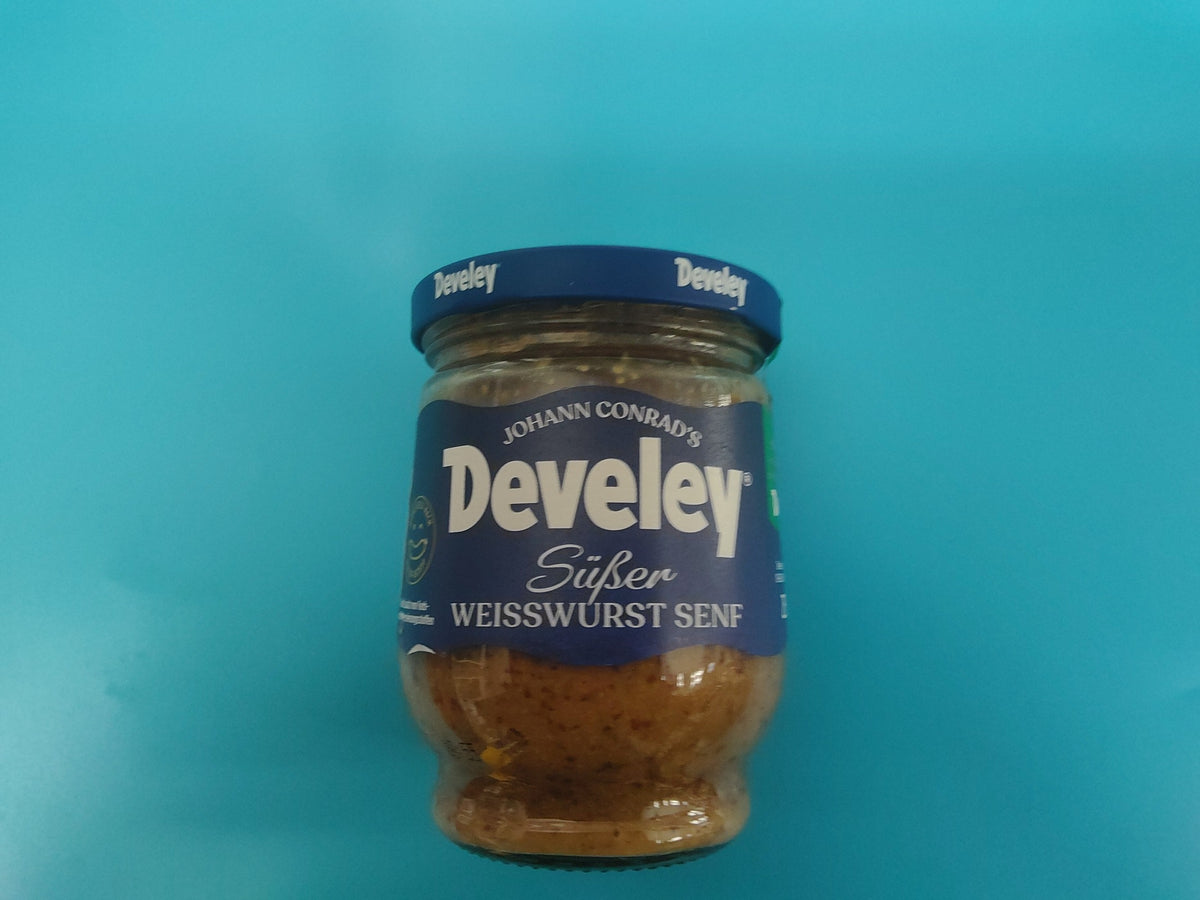 Develey Original Bavarian Sweet Mustard / Weisswurstsenf, 250 ml — front