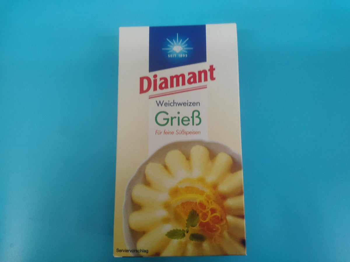 Diamant Semolina / Weichweizengrieß, 17.6 oz (500g) — front