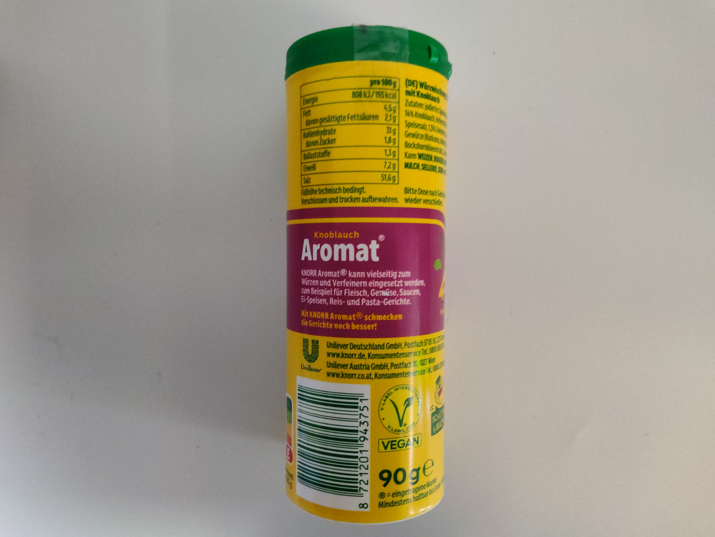 Knorr Aromat Knoblauch Garlic Seasoning, 3.17 oz (90g)