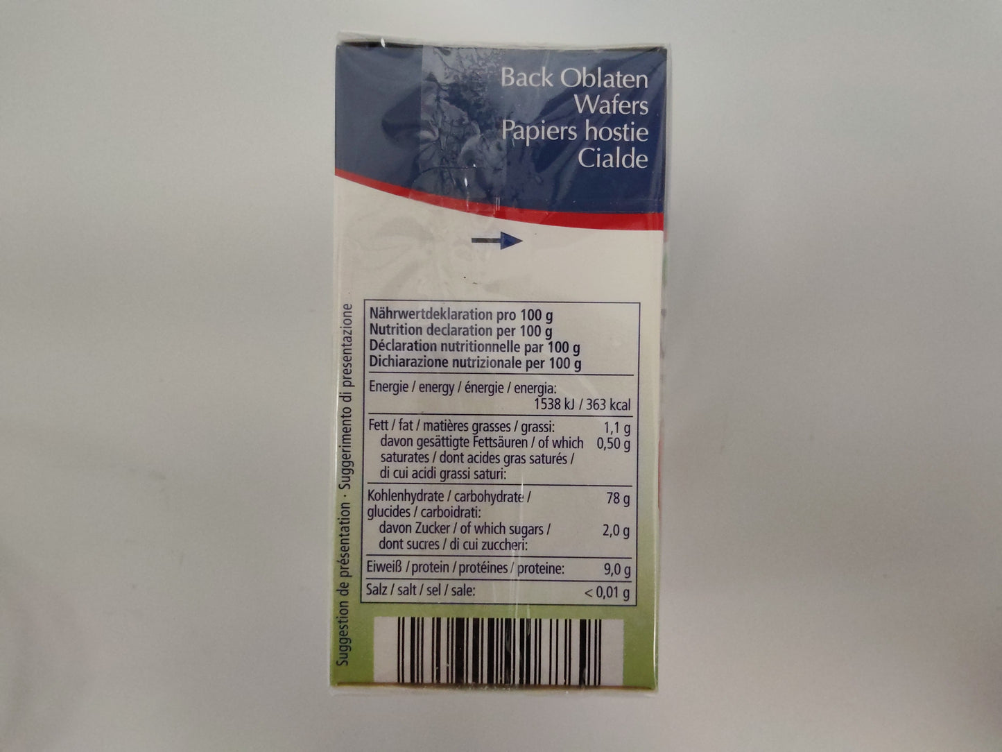 Küchle Bio Back Oblaten Baking Wafers, 1.76 oz (50g)