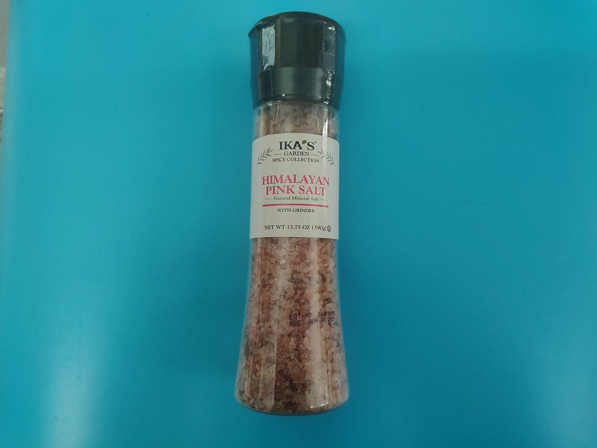 Ika's Garden Himalayan Pink Salt, 13.8 oz (390g) — front