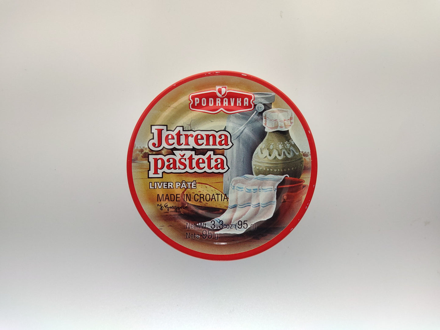Podravka Liver Pâté (Jetrena Pašteta), 3.17 oz (90g)