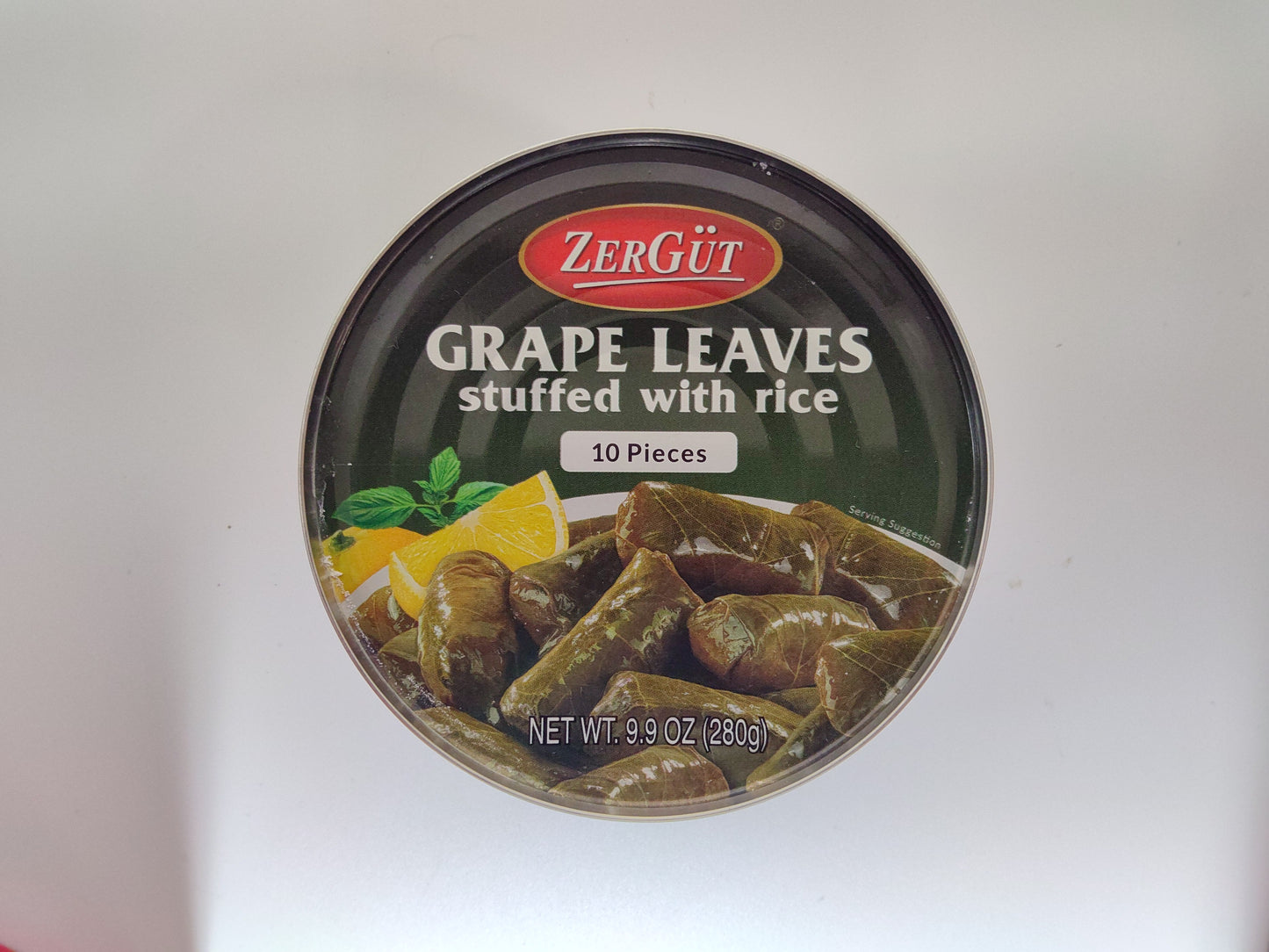 Zergut Grape Leaves Stuffed with Rice, 14.1 oz (400g)