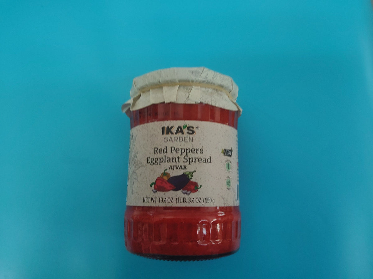 Ika's Garden Red Peppers & Eggplant Spread - Ajvar, 19.4 oz (550g) — front
