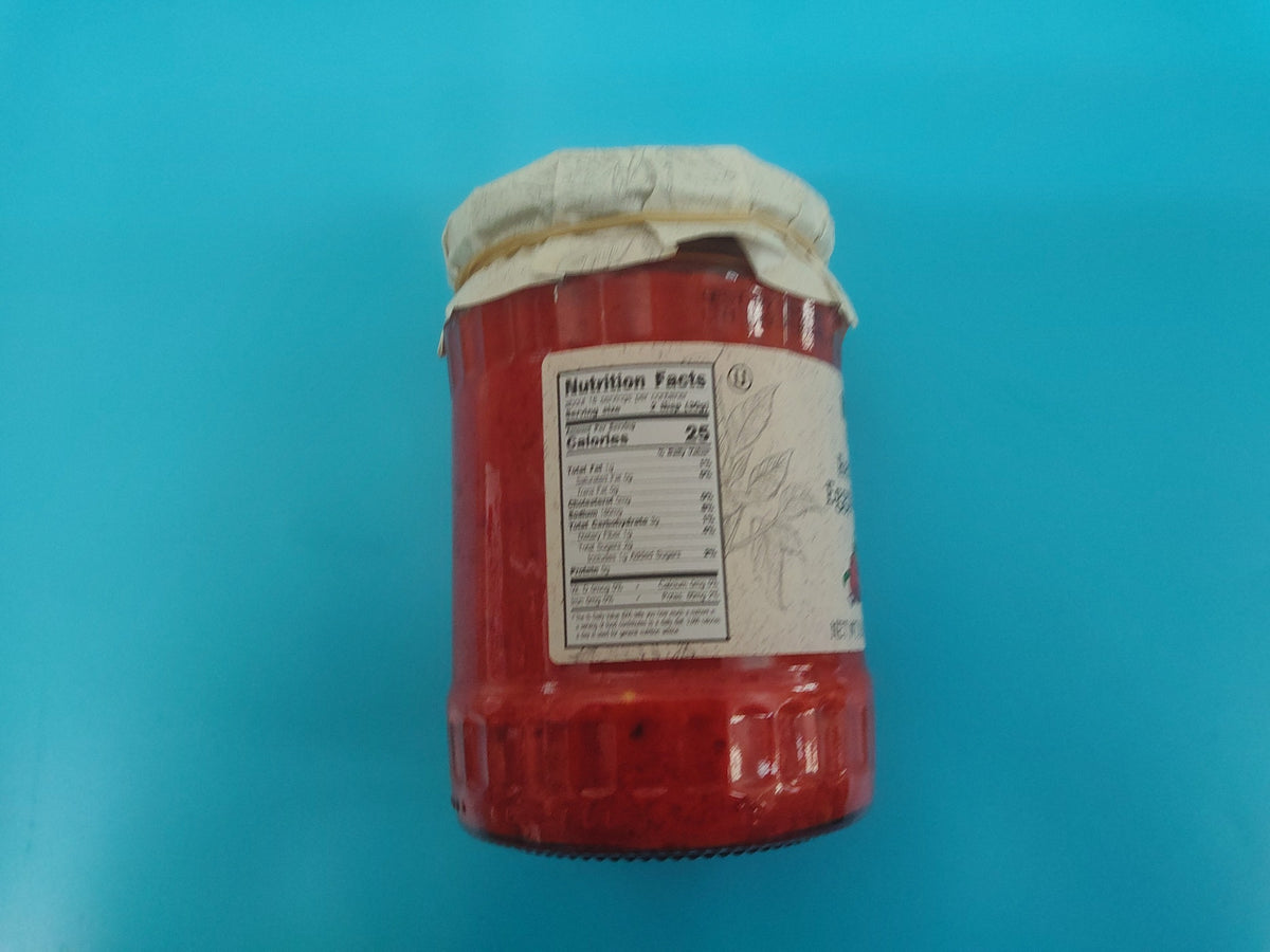Ika's Garden Red Peppers & Eggplant Spread - Ajvar, 19.4 oz (550g) — back