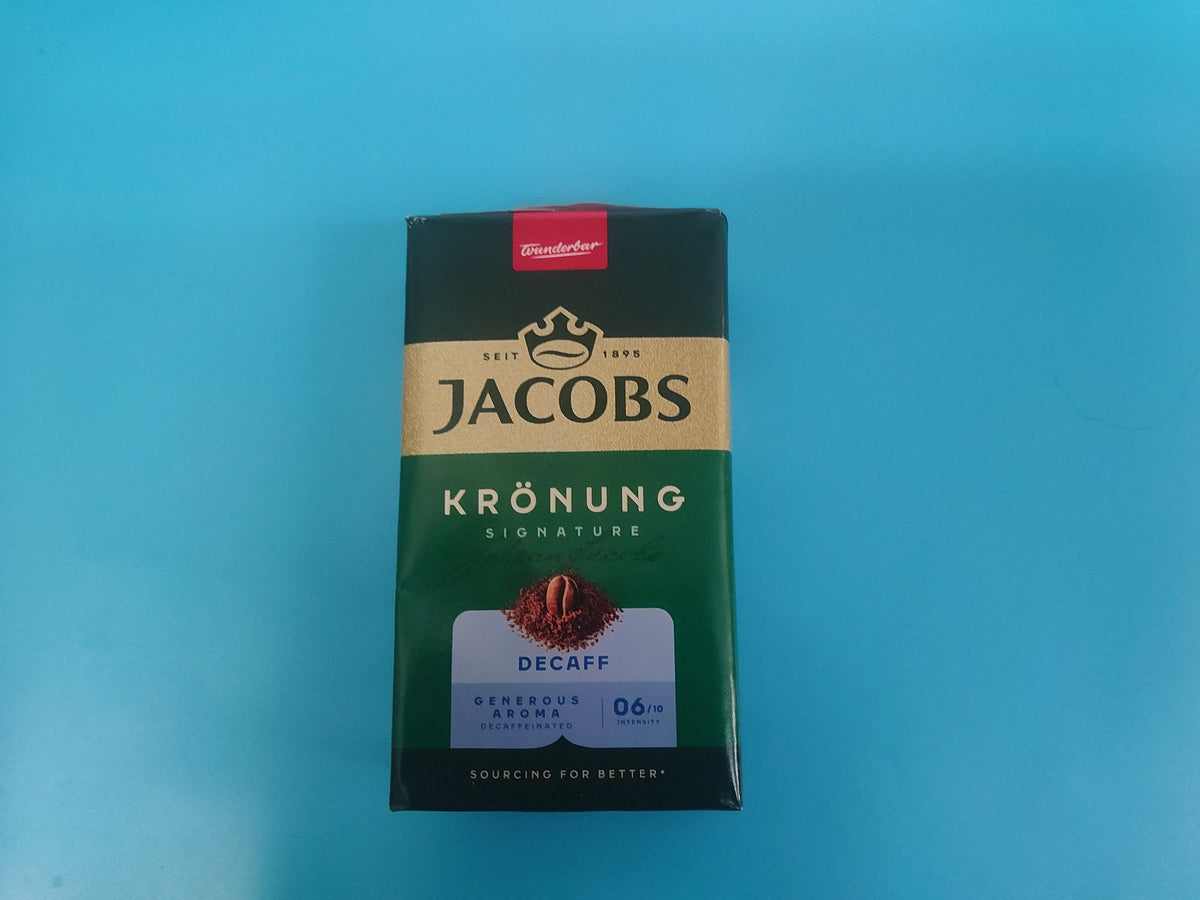 Jacobs Krönung Decaf, 8.82 oz (250g) — front