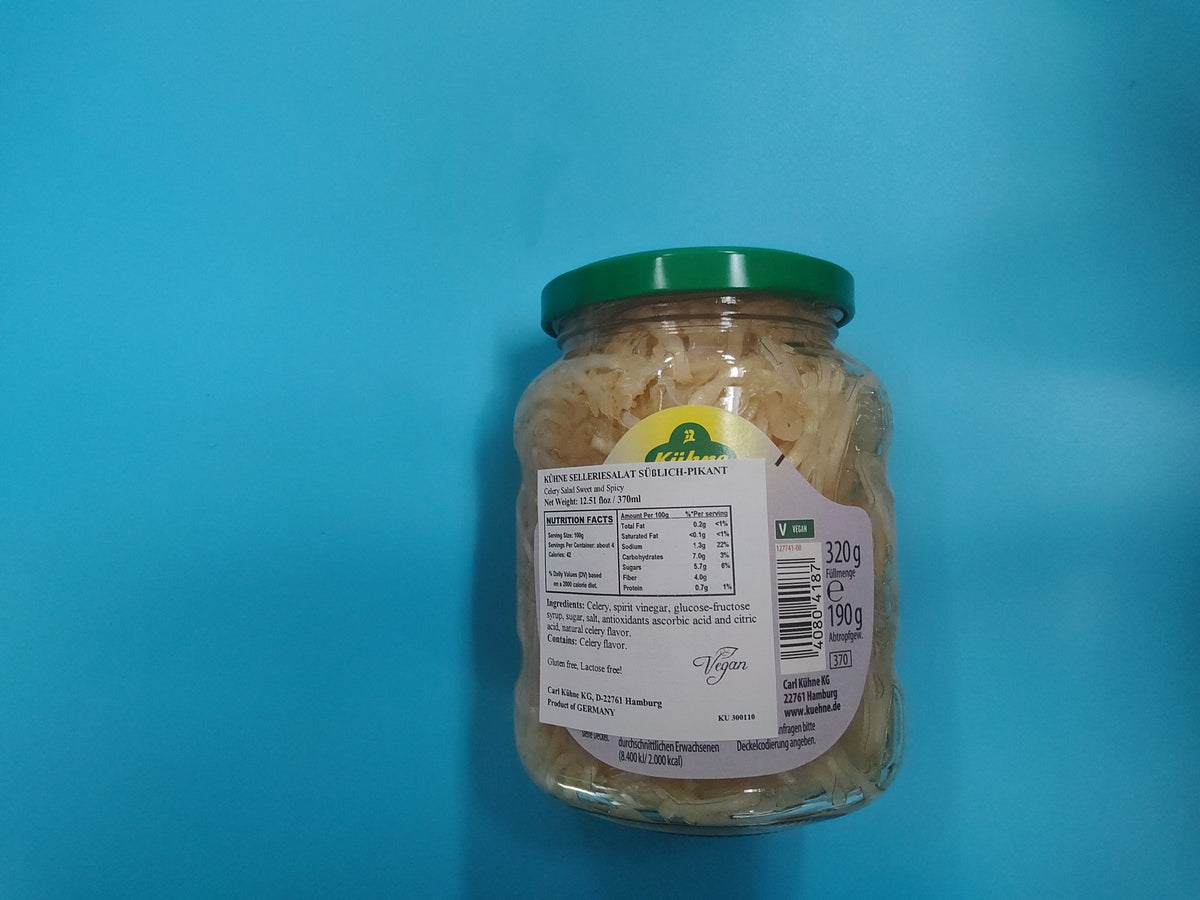 Kühne Celeriac Salad / Selleriesalat, 370 ml — back