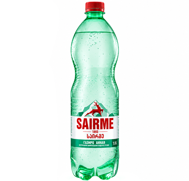 Sairme Sparkling Mineral Water, 33.8 fl oz (1L)