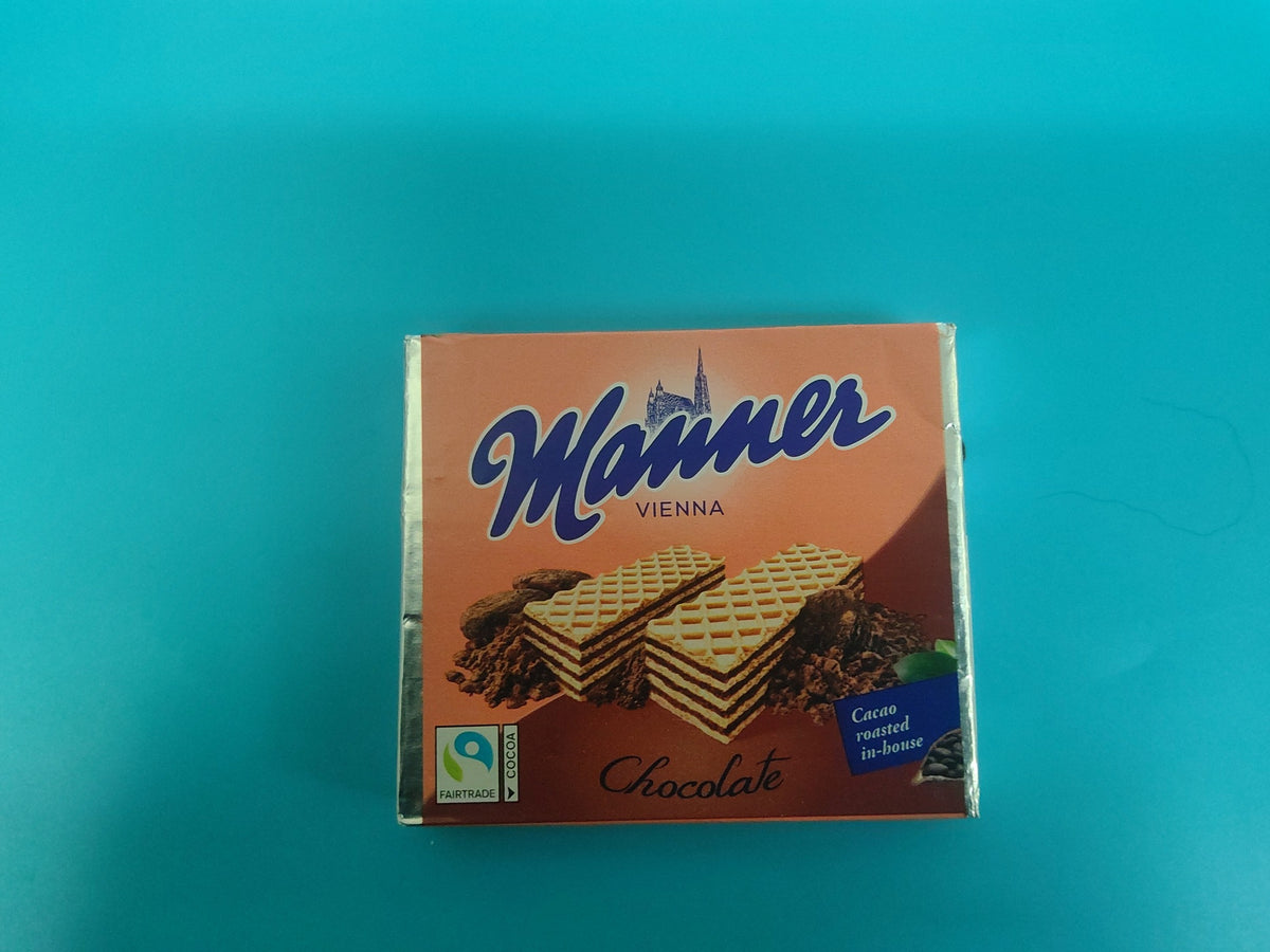 Manner Chocolate / Schokolade Wafers, 2.65 oz (75g) — front