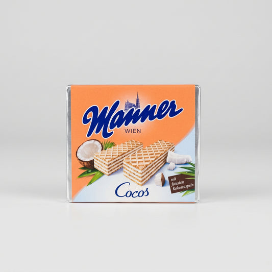 Manner Coconut Cream / Kokoscreme Wafers, 2.65 oz (75g)