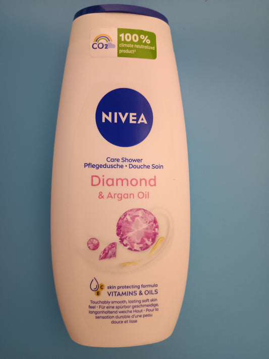 Nivea Care Shower Diamond & Argan Oil, 250 ml — front
