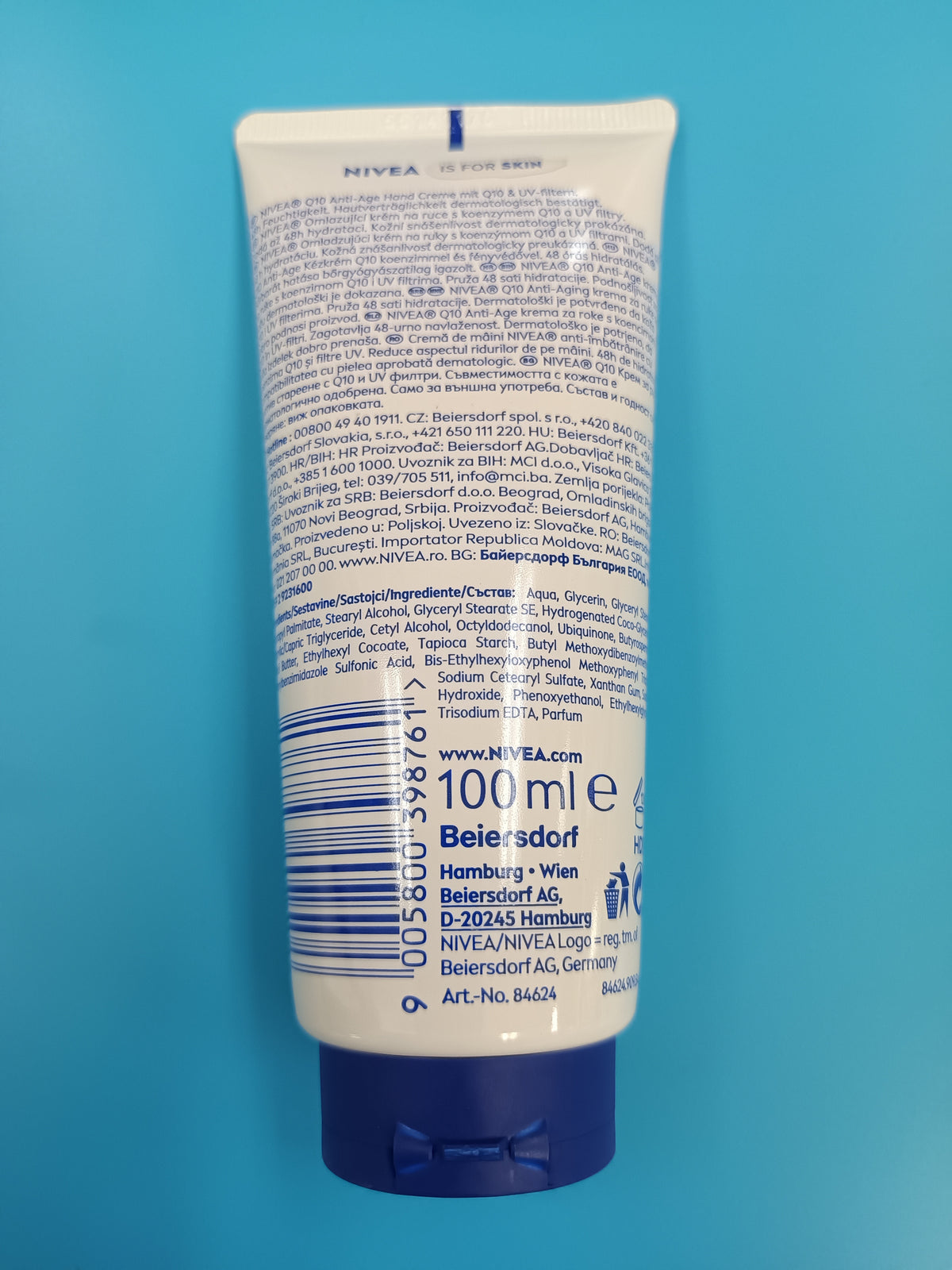 Nivea Q10 Anti-Age Hand Cream, 100 ml — back
