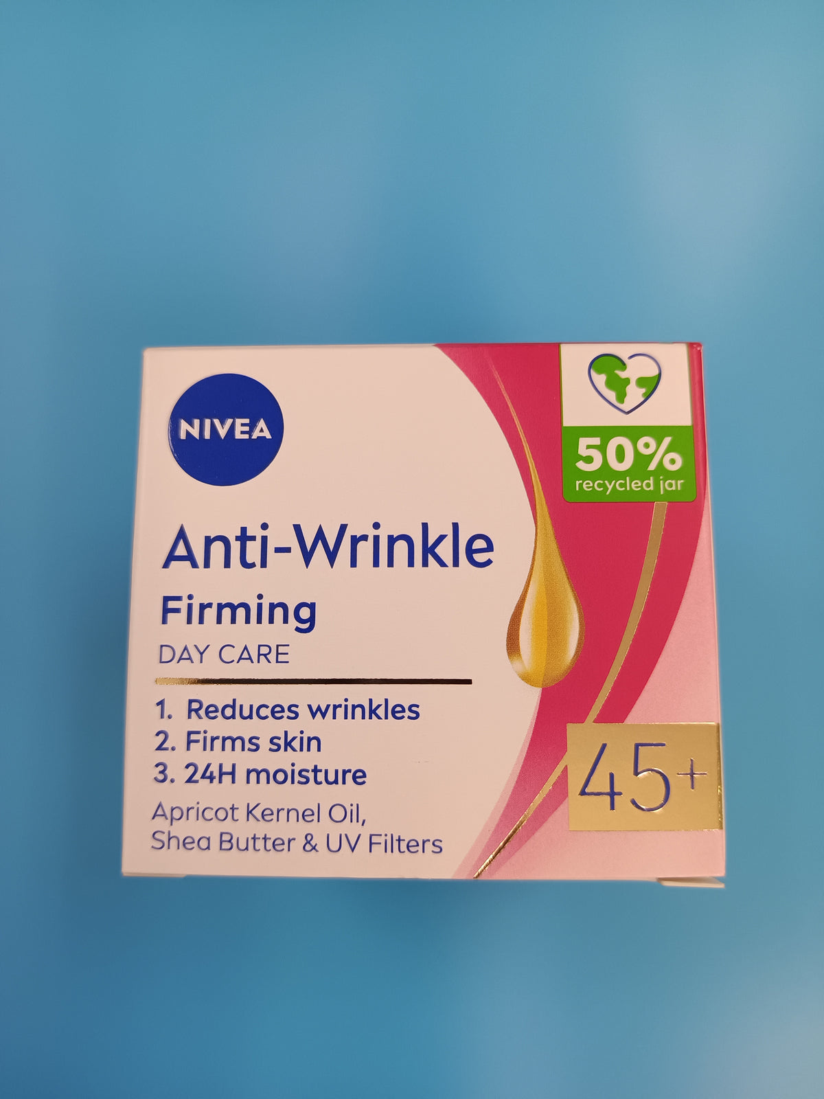 Nivea Anti-Wrinkle Firming Day Care 45+, 50 ml — front