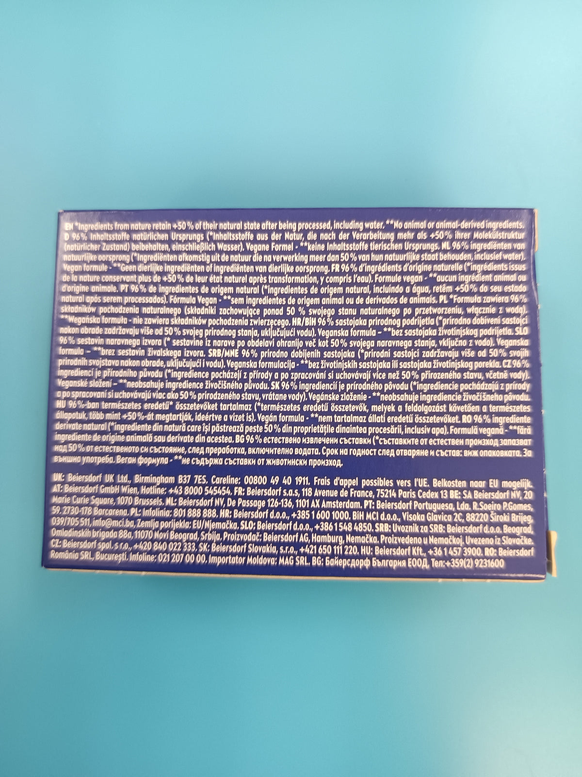 Nivea Creme Care Soap, 100 g — back