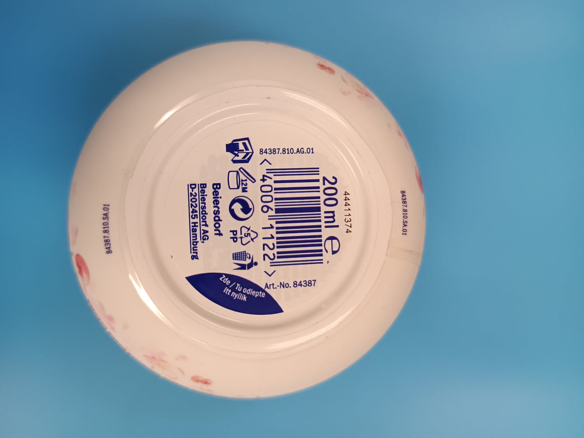 Nivea Body Soufflé Cherry Blossom & Jojoba Oil, 200 ml — back