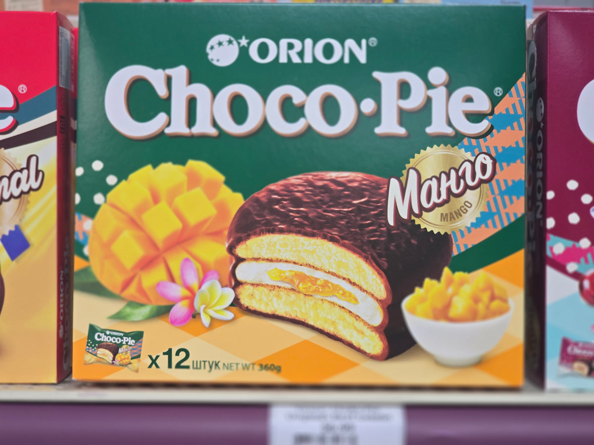 Orion Choco Pie – Assorted Flavors (12 Pieces, 360g)